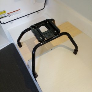 helm seat on starboard berth