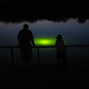 nightime and getting ready to fish
