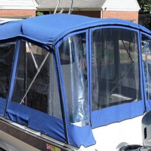 Bimini with full camper canvas