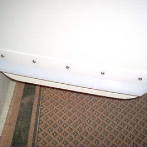 My fix for the leaky shower door.  90% fixed.