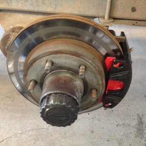 New calipers on the Kodiak hubs.