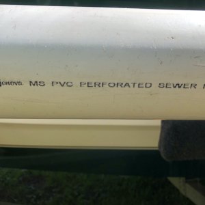 4 in PVC perforated sewer pipe