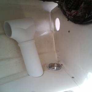 exposed duct before paint