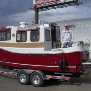 Andrew making some last minute checks