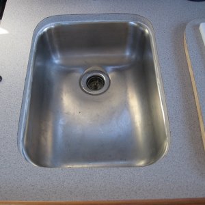 backrest removed, sink open for business