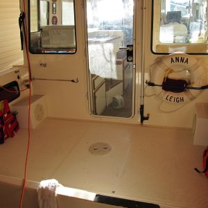 Cockpit with new steps