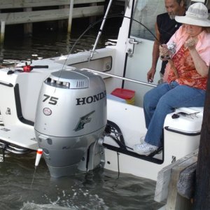 First trip, first fish.  Well fisrt stingray in this case.  5-12-2011