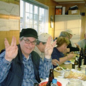(R/J): Jeannie & Steve (C-Jeannie):  Steve can do the 'Spock greeting' using both hands!