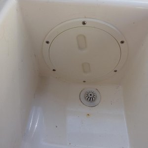 8 in deck plate mounted