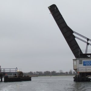 Bridge stays up unless train is coming