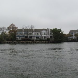 More serious real estate along side the canal