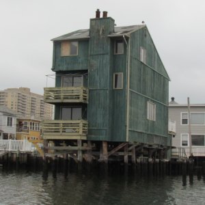 No foundation on land, maybe saves on his taxes