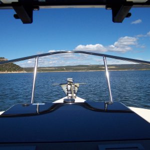 Looking down main channel from South end to the North.