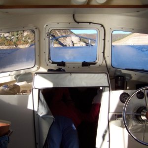 Condensation on windows.