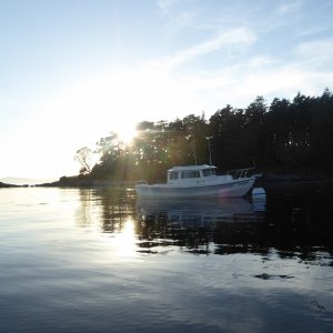 Grabbed the last buoy in Shallow Bay on a Friday evening around 8 PM
