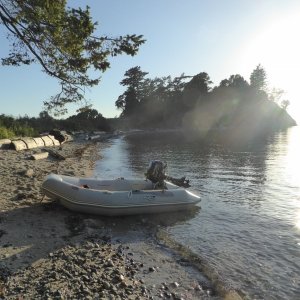 Beach on Little Sucia