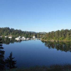 Mud Bay and Fossil Bay Dock 1 on Sunday Morning. Surprisingly there was space at both Dock 1 and Dock 2 for up to about 25 footers on Saturday night around 8 PM on Memorial Day Weekend!