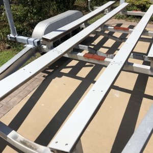 Trailer skid mod for expansion