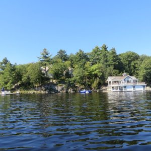 An island cottage on the Lake