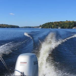 Homeward bound - a lovely autumn day cruise