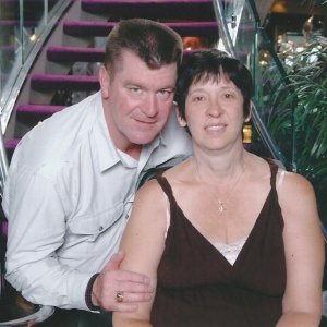 Don and Dee aboard \"our boat for the summer\"