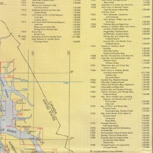 SE Alaska chart cataolg, NE quadrant
