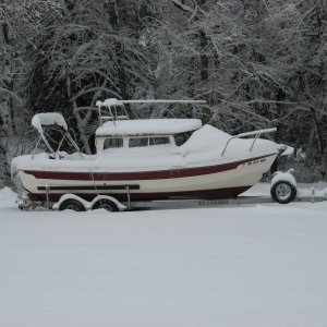 This year the snow was deeper!