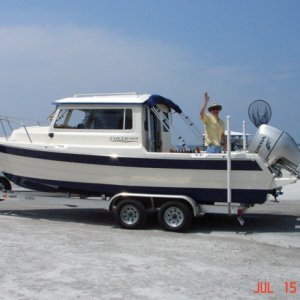At the St Joe Bay Public ramp about to launch