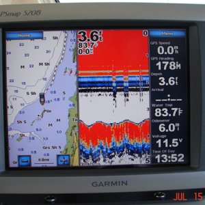 Garmin 5208 touch screen.  Like it!