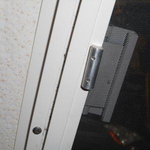 Got tired of breaking finger nails while opening screen, so made this SS knob.