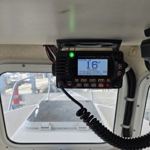 Old VHF had water in it.  This one includes the emegency button to alert the coast guard
