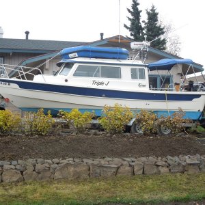 Expanded and widened the boat pad in September.