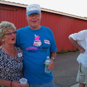 Terry - "Last Dance"  (from Attica New York) having a great time with Karen from Guttenberg.