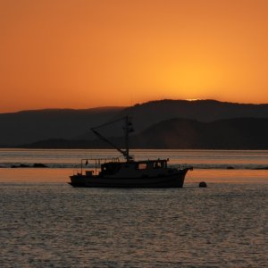 Just after sunset
