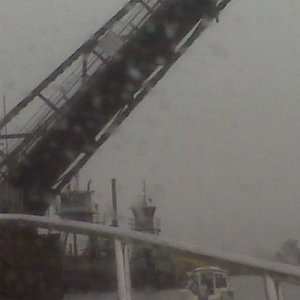 Petaluma draw bridge at 8am to let us through