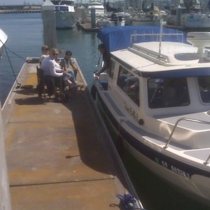Dinner Belle II, crew and company at South San Francisco Marina