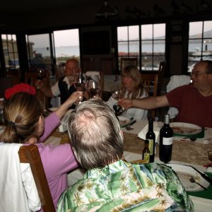 Dinner at the Duck Club. What a feast!