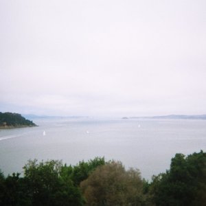 A view of San Francisco Bay from Angel Island.