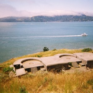 Angel Island gun emplacements. This location protected S.F. Harbor even during the Civil War.