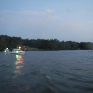 Departing River's Rest Marina at 0530 (yes, another not so great photo image)