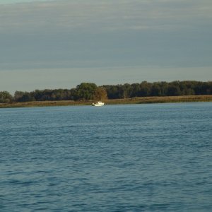 To my wife's suprise, I correctly identified this C-Dory over 1 mile away.