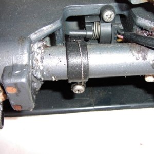 Broken Trim sensor repaired with .020" safety wire.  After several years it still works fine.