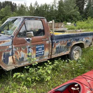 Another entry from around Seldovia. Apparently they sold these signs at Walmart. Odd.