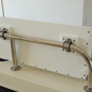 Cleaning station folded