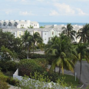 Took a two day break from the boat the View from the Double Tree Resort from our room in Key West. I have been to worse places