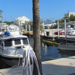 Slipped up at the Black Fin Marina