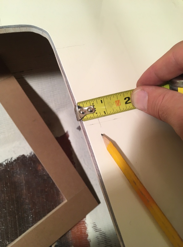 023  measuring for all the holes was tedious