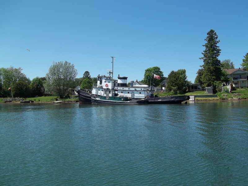 06/02/2011..on the way back to the dock i stopped to get a closer look at these Tugs.They winter here every year, there is a smaller Tug tied-up against the larger Tug if you look closer.Great boats!