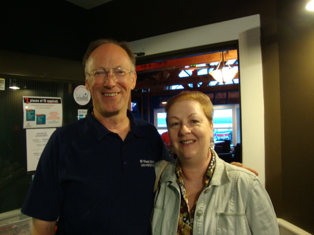10 June, George Hone (Kerri On) and friend, Carolyn