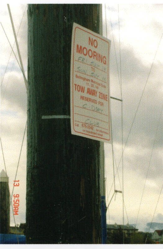 13 July 2006 Squalicum Harbor:  Reserved for the C-BRATS!